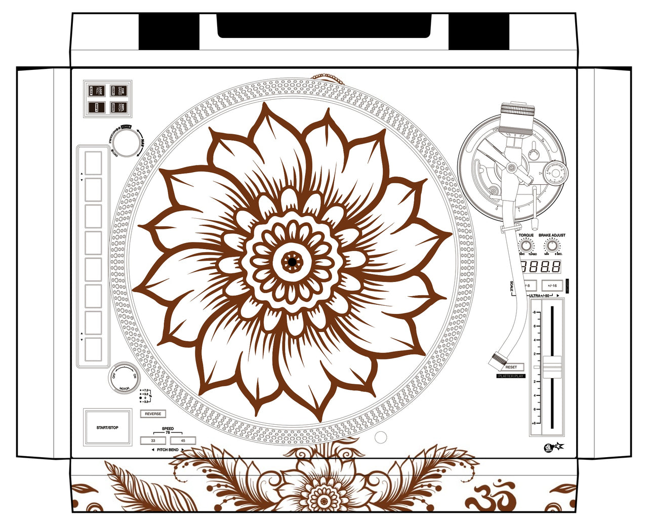 Reloop RP 8000 MK2 Skin Henna Classic
