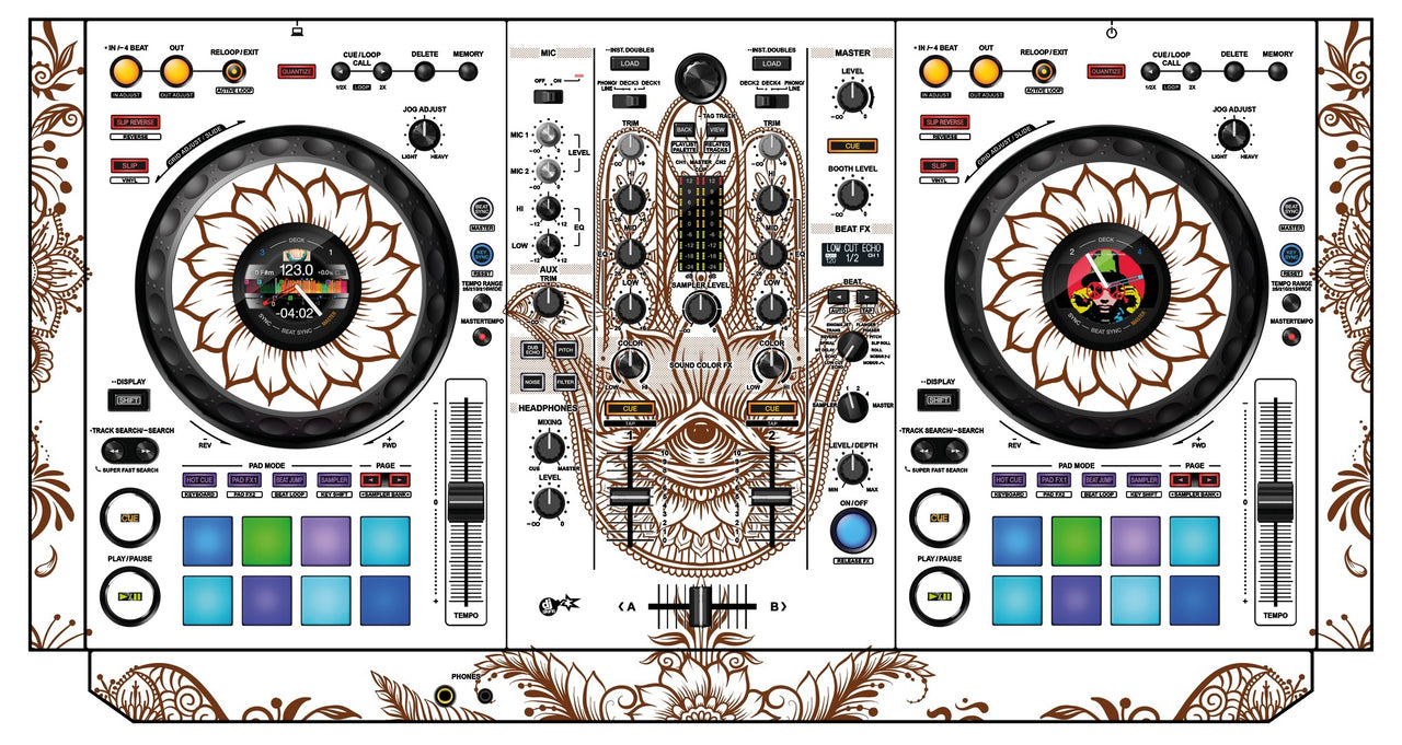 Pioneer DJ DDJ 800 Skin Henna Classic