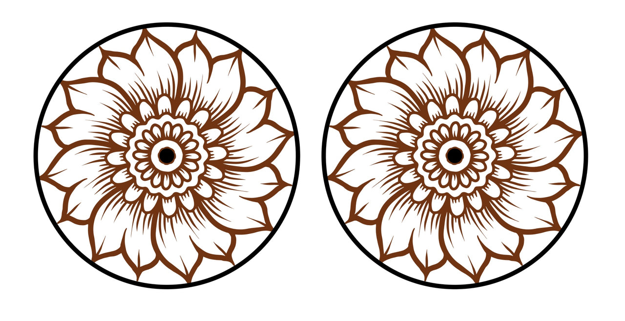 Universal Vinyl Labelsticker (12.5 cm - LARGE) Skin Henna Classic