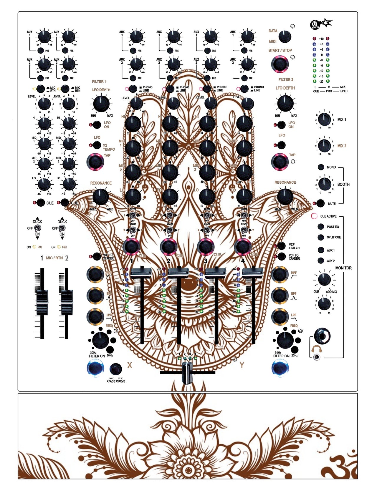 Allen and Heath XONE 92 Skin Henna Classic