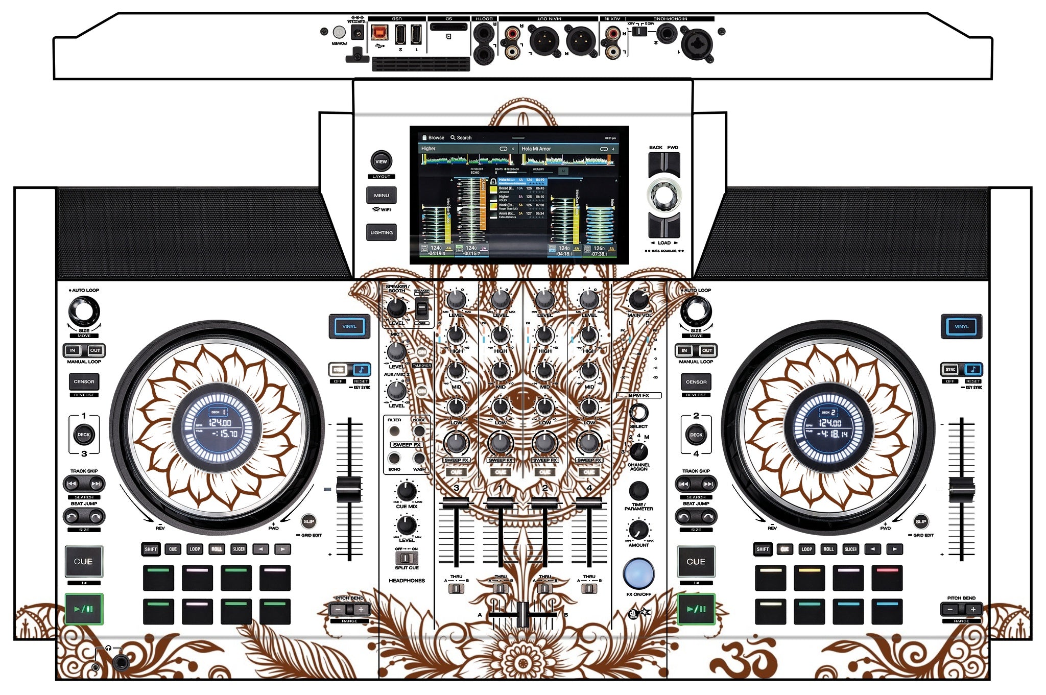 Denon DJ SC Live 4 Skin Henna Classic