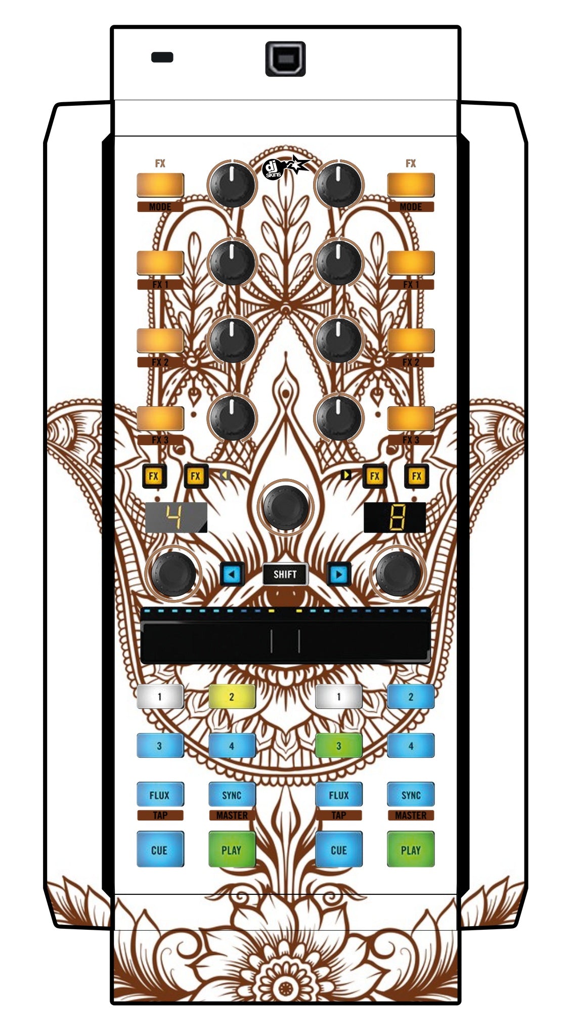 Native Instruments X1 MK2 Skin Henna Classic
