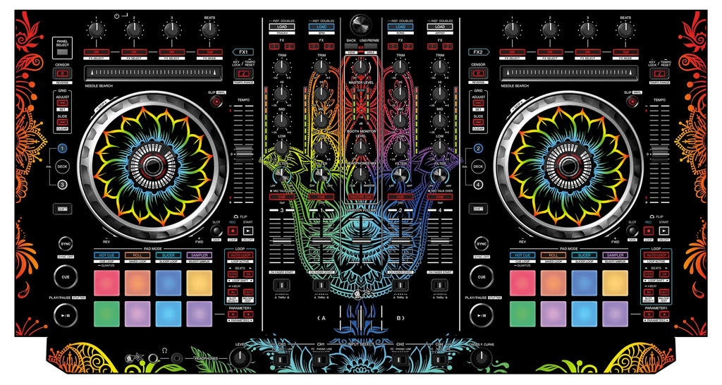 Pioneer DJ DDJ SX 2 Skin Henna Rainbow