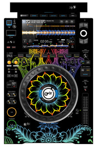 Pioneer DJ CDJ 3000 Skin Henna Rainbow