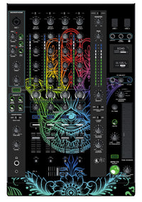 Denon DJ X 1800 Skin Henna Rainbow
