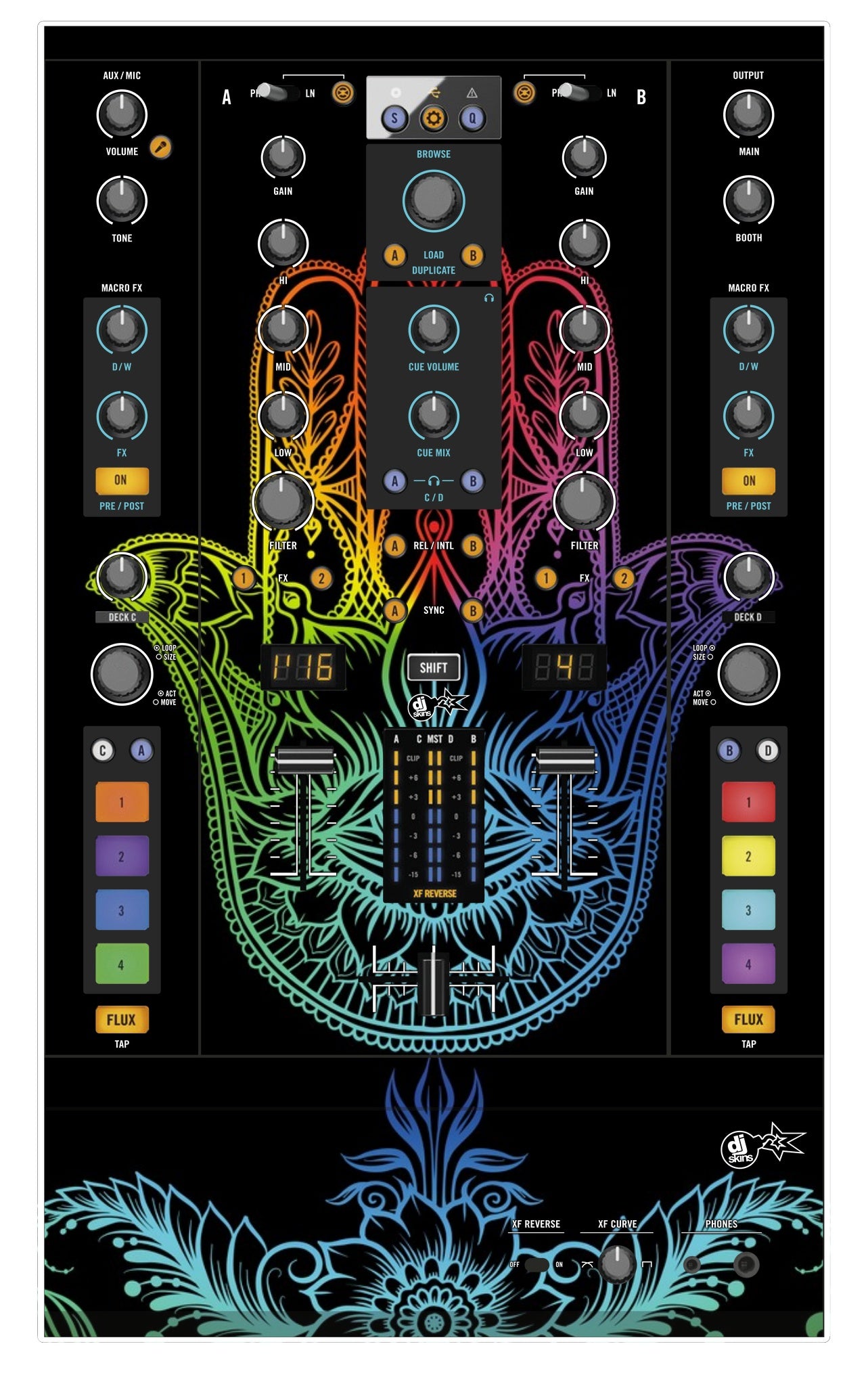 Native Instruments Z2 Skin Henna Rainbow