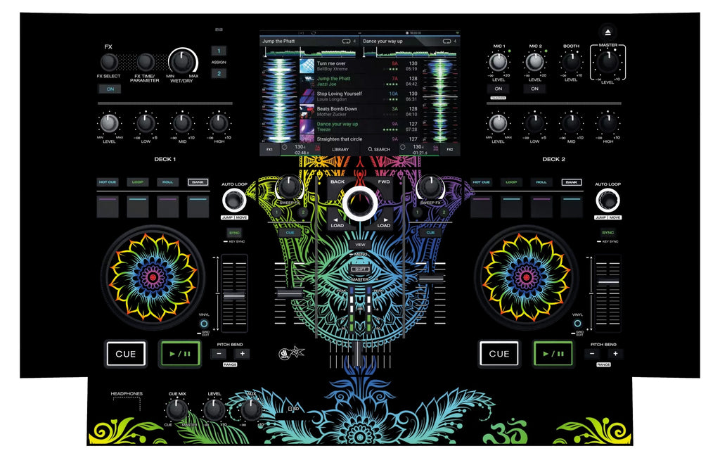 Denon DJ PRIME GO Skin Henna Rainbow