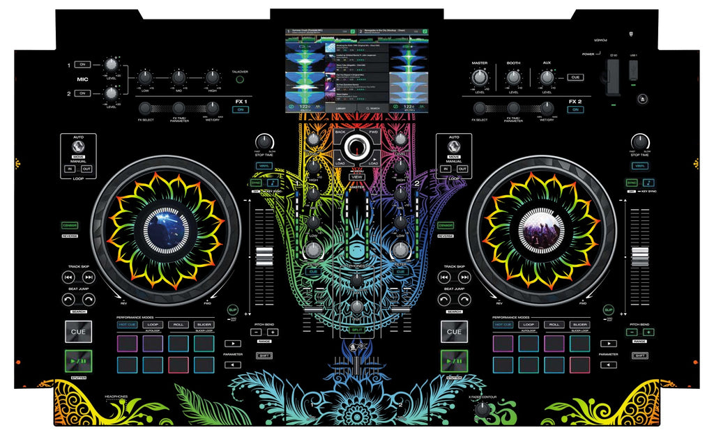 Denon DJ PRIME 2 Skin Henna Rainbow