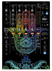 Pioneer DJ DJM 750 MK2 Skin Henna Rainbow