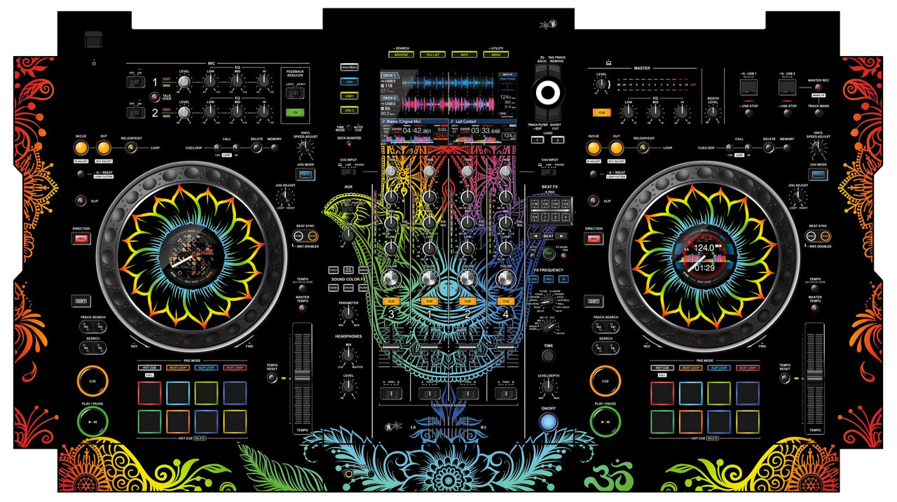 Pioneer DJ XDJ XZ Skin Henna Rainbow
