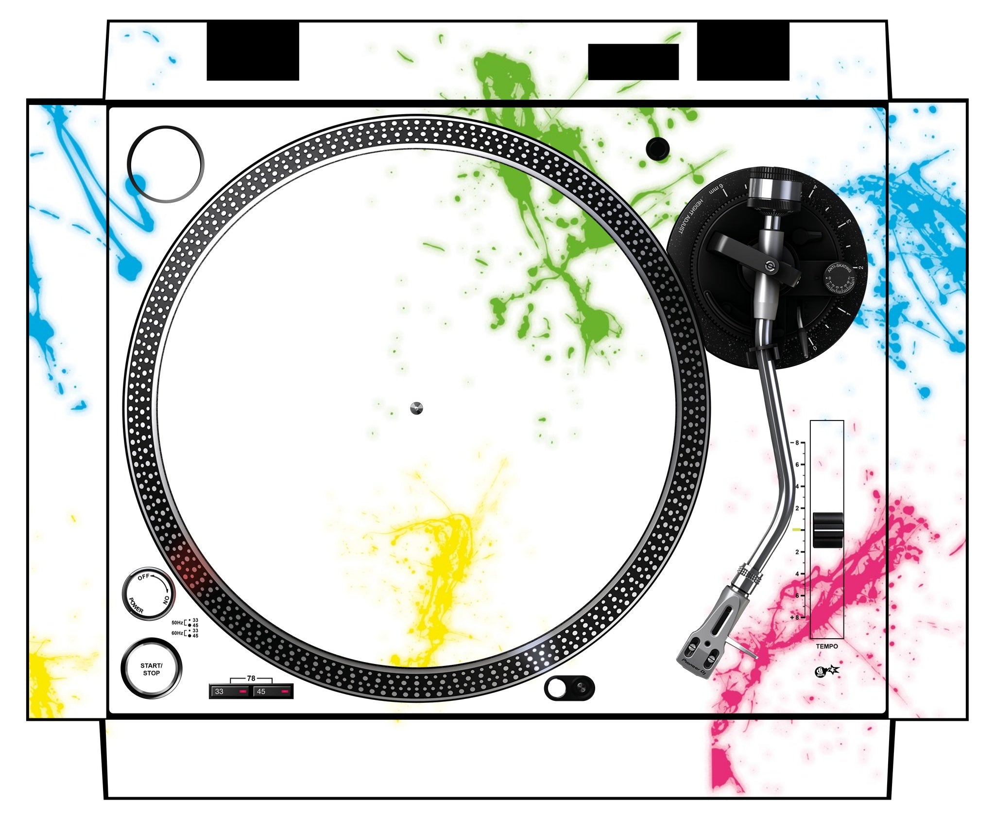 Pioneer DJ PLX 500 Skin Holi in Colors