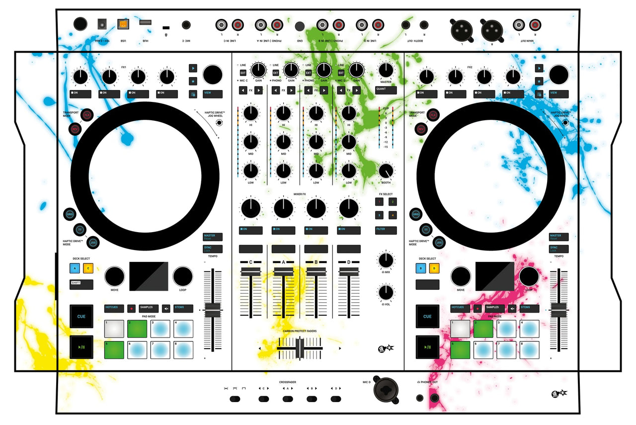 Native Instruments S4 MK3 Skin Holi in Colors