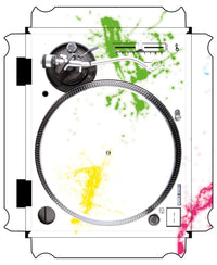Technics 1200 / 1210 MK5 VERTICAL Skin Holi in Colors