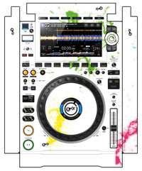 Pioneer DJ CDJ 3000 incl. SIDES Skin Holi in Colors