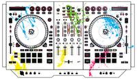 Numark NS 7 II Skin Holi in Colors