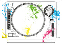 Reloop RP 8000 Skin Holi in Colors