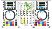 Denon DJ MCX 8000 Skin Holi in Colors