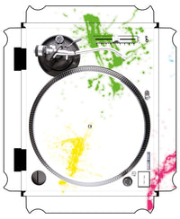 Technics 1200 / 1210 MK2 VERTICAL Skin Holi in Colors