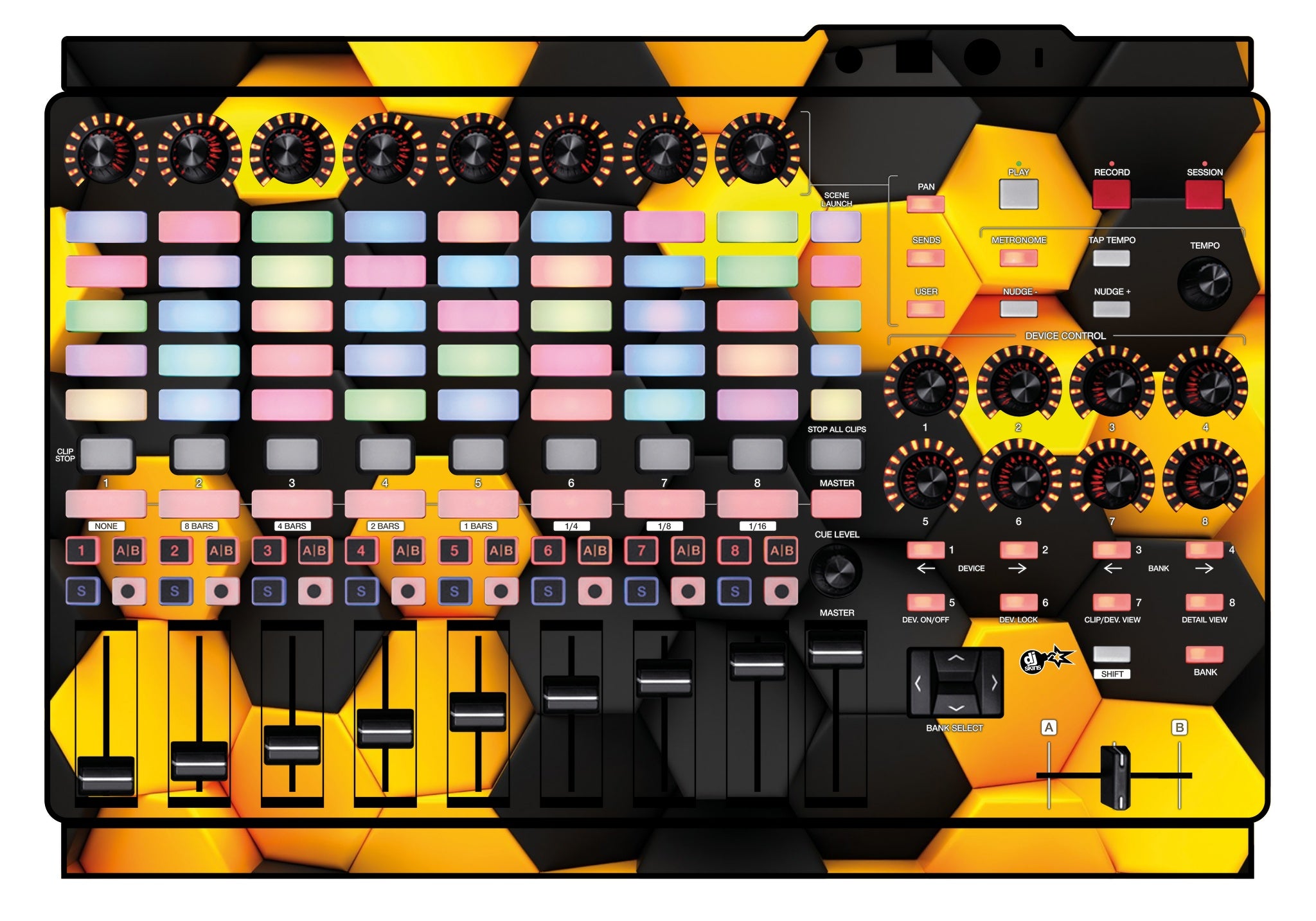 Akai Pro APC 40 MK2 Skin Honeycomb