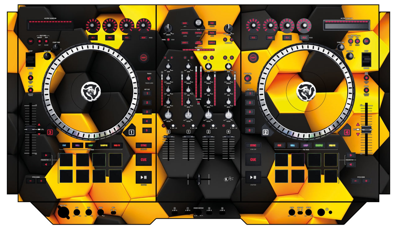Numark NS 7 II Skin Honeycomb