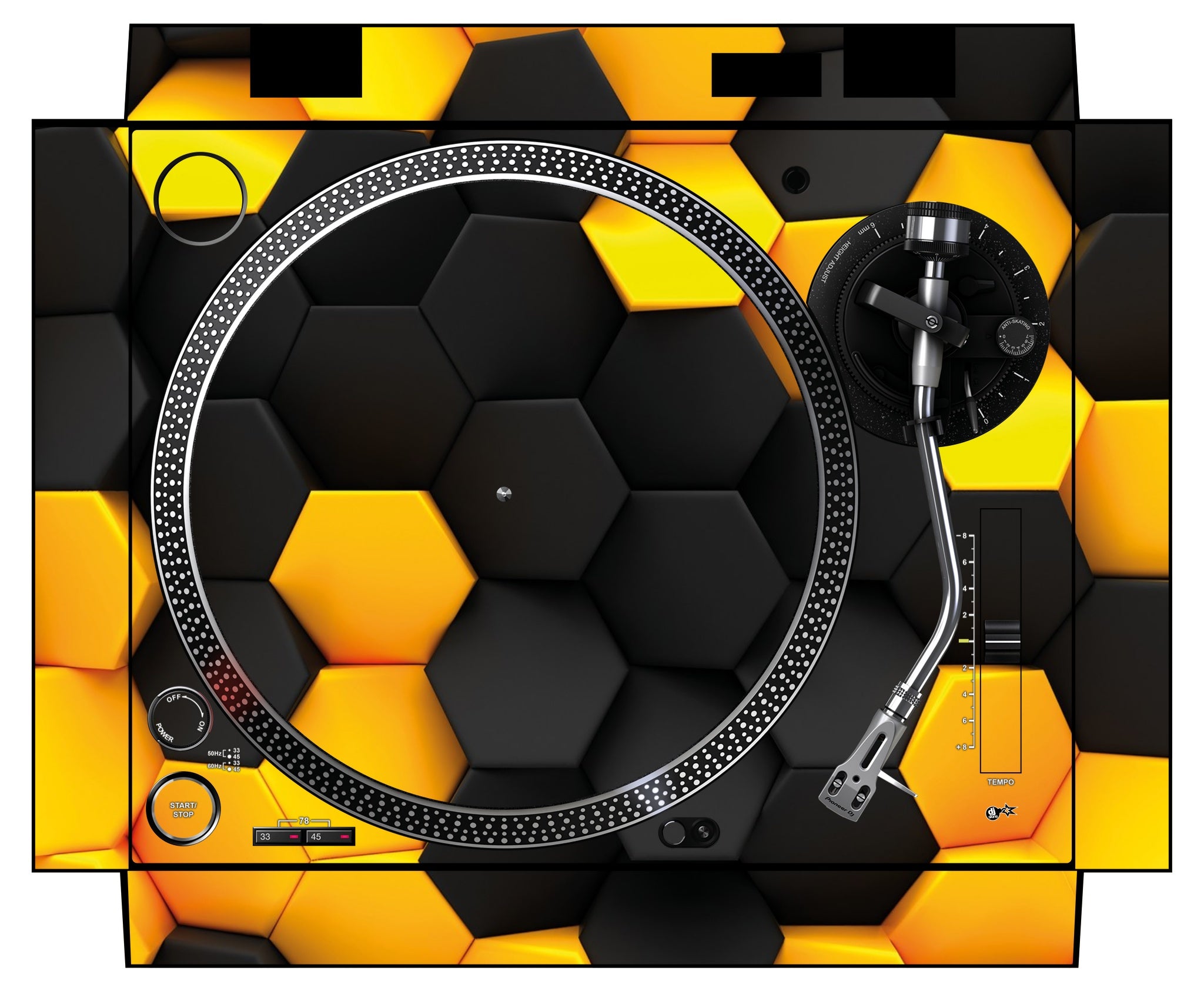Pioneer DJ PLX 500 Skin Honeycomb