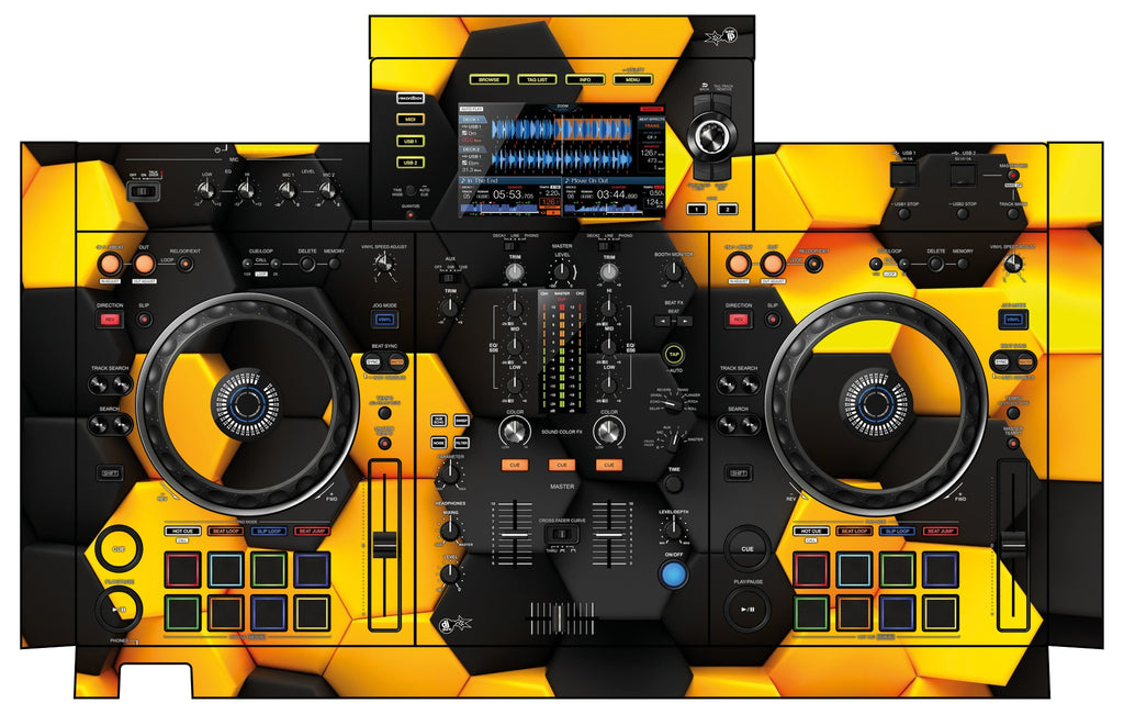Pioneer DJ XDJ RX 2 Skin Honeycomb