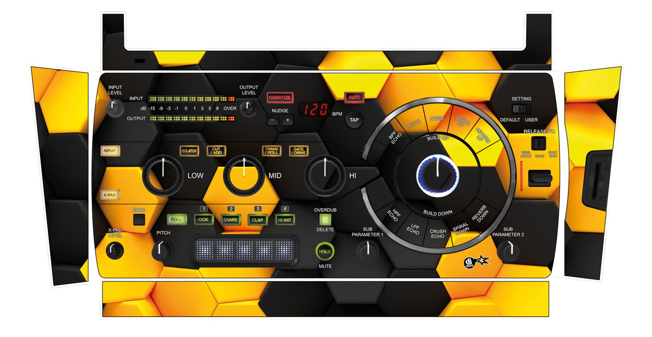 Pioneer DJ RMX 1000 Skin Honeycomb