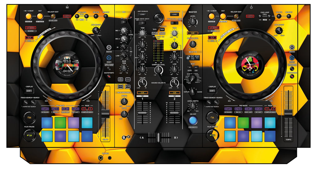 Pioneer DJ DDJ 800 Skin Honeycomb