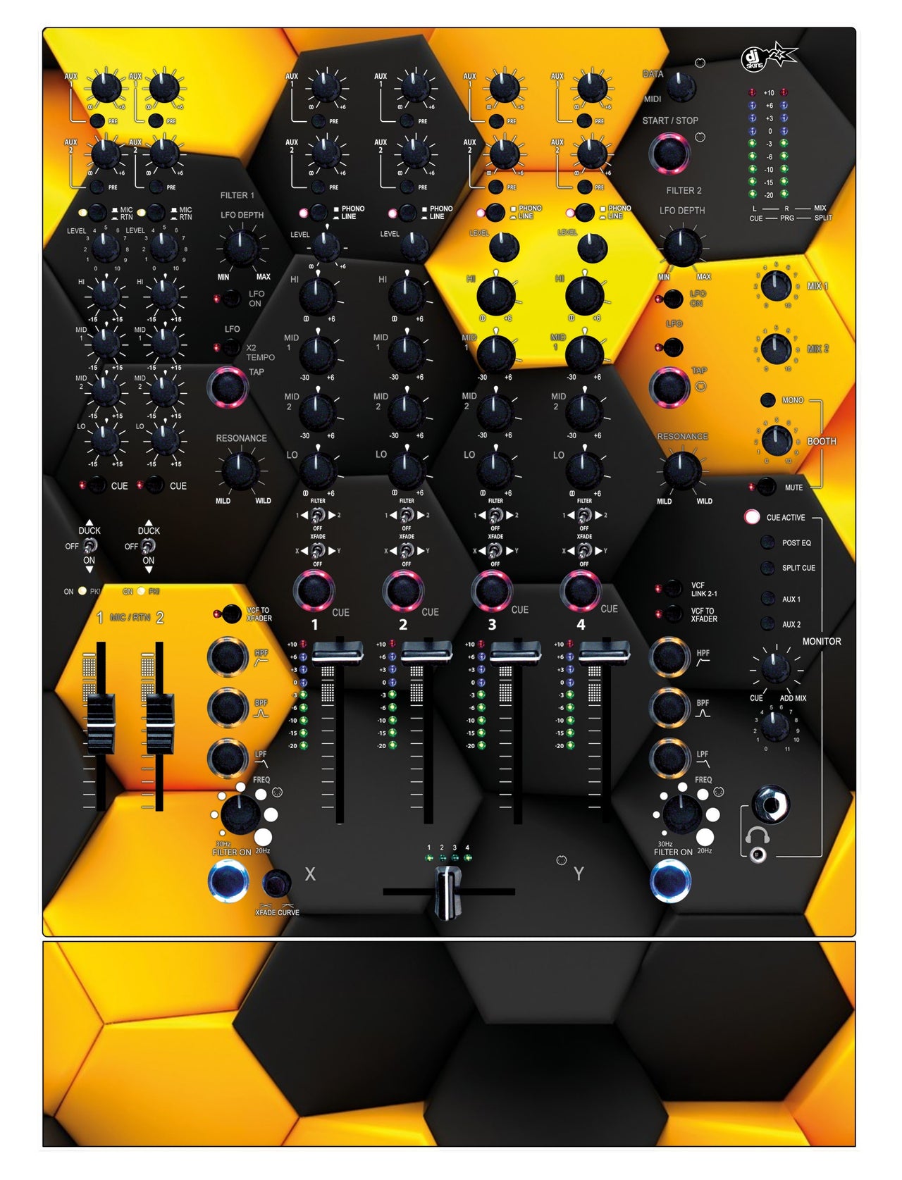 Allen and Heath XONE 92 Skin Honeycomb