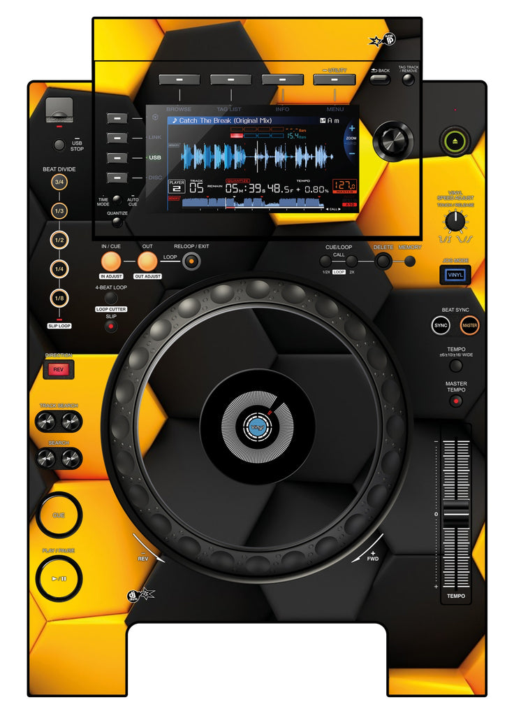 Pioneer DJ CDJ 900 NEXUS Skin Honeycomb