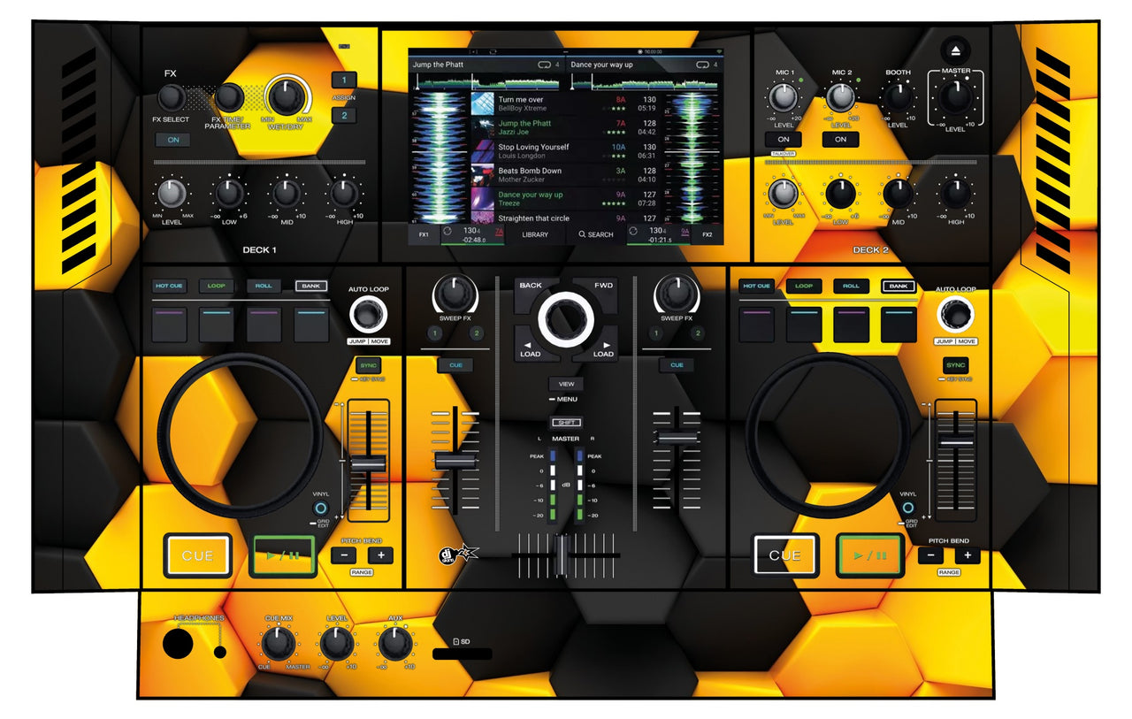 Denon DJ PRIME GO Skin Honeycomb
