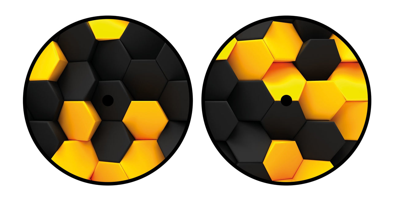 Universal Vinyl Labelsticker (10.2 cm - REGULAR) Skin Honeycomb