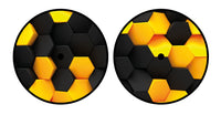 Universal Vinyl Labelsticker (10.2 cm - REGULAR) Skin Honeycomb