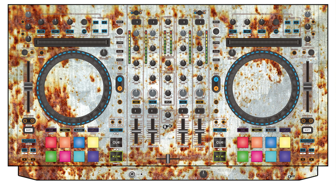 Denon DJ MC 7000 Skin In-Rust-Rial