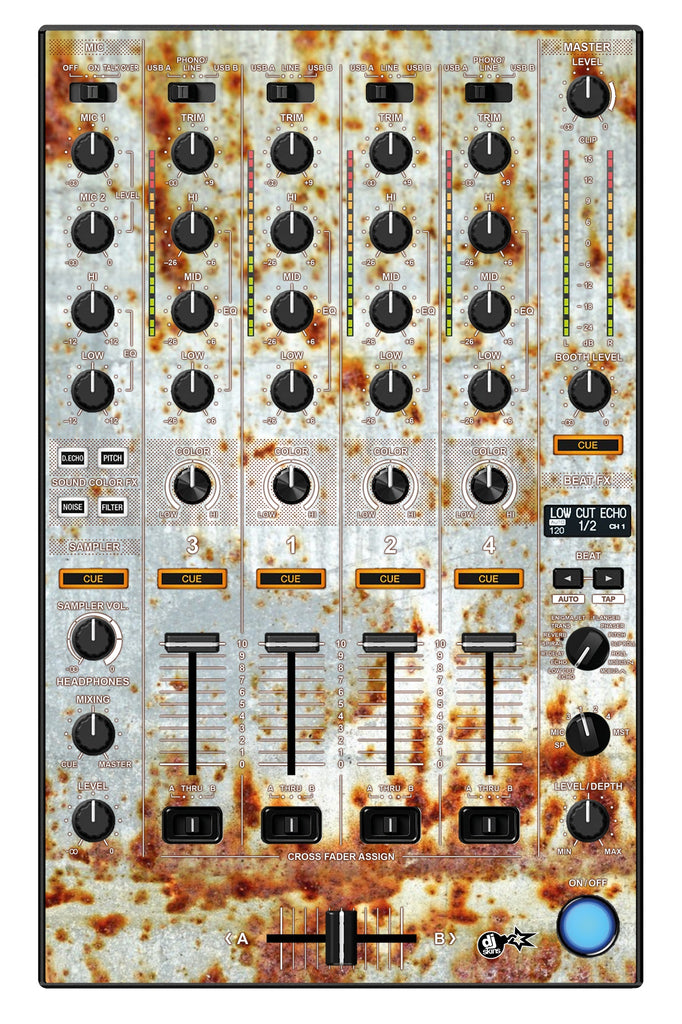 Pioneer DJ DDJ 1000 SRT MIXER Skin In-Rust-Rial