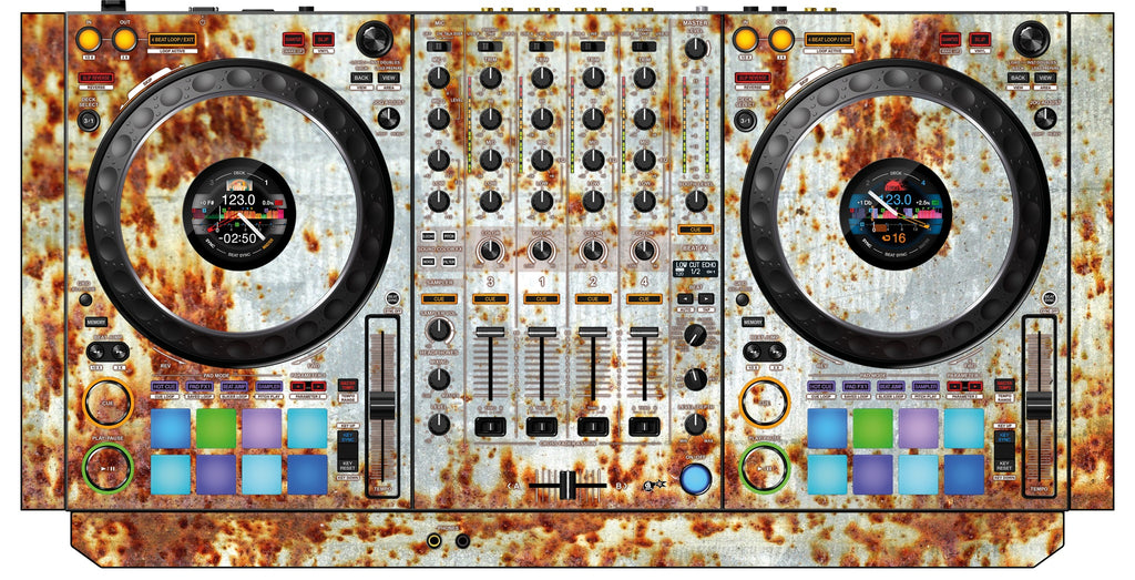Pioneer DJ DDJ 1000 SRT Skin In-Rust-Rial