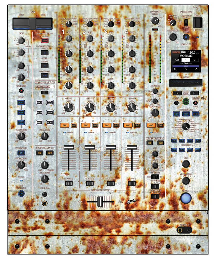 Pioneer DJ DJM A9 Skin In-Rust-Rial