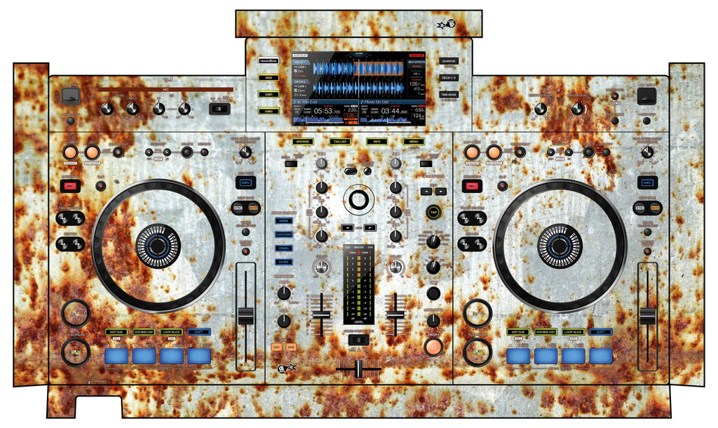Pioneer DJ XDJ RX Skin In-Rust-Rial