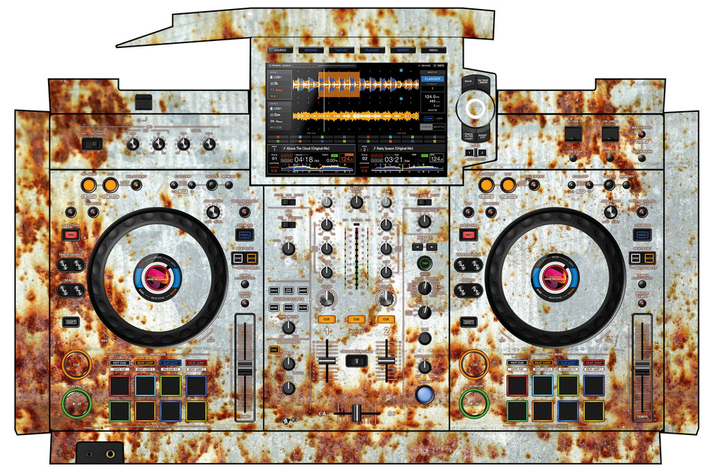 Pioneer DJ XDJ RX 3 Skin In-Rust-Rial