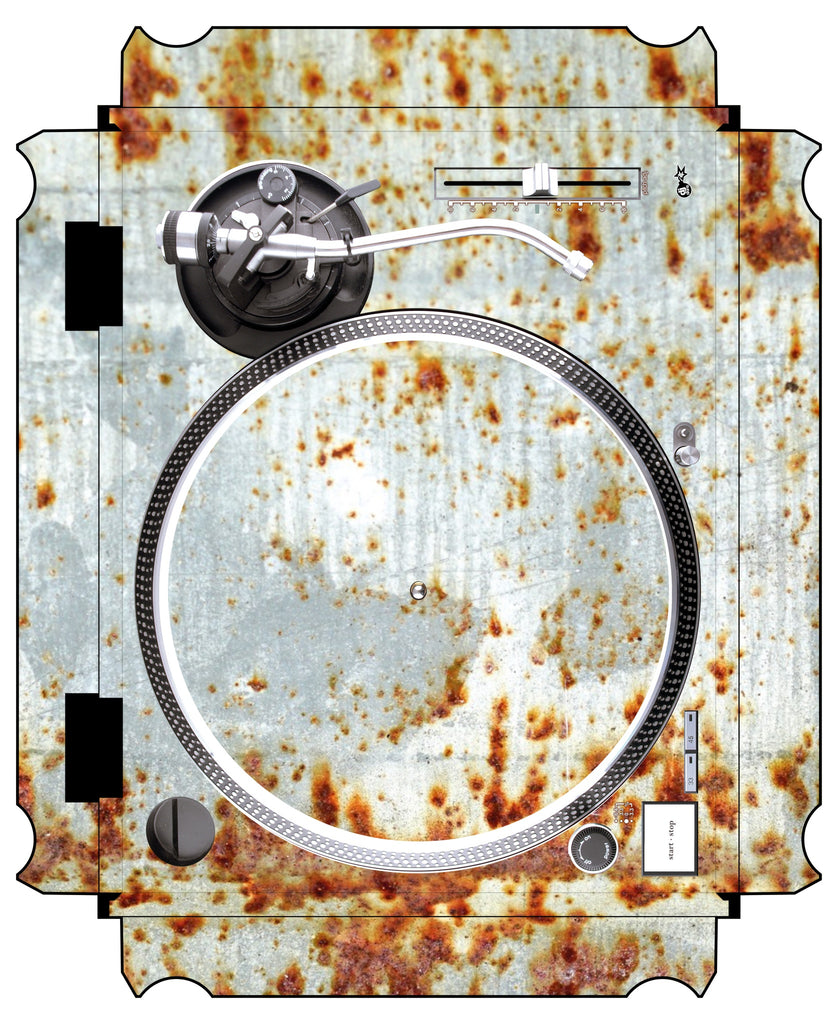 Technics 1200 / 1210 MK2 VERTICAL Skin In-Rust-Rial