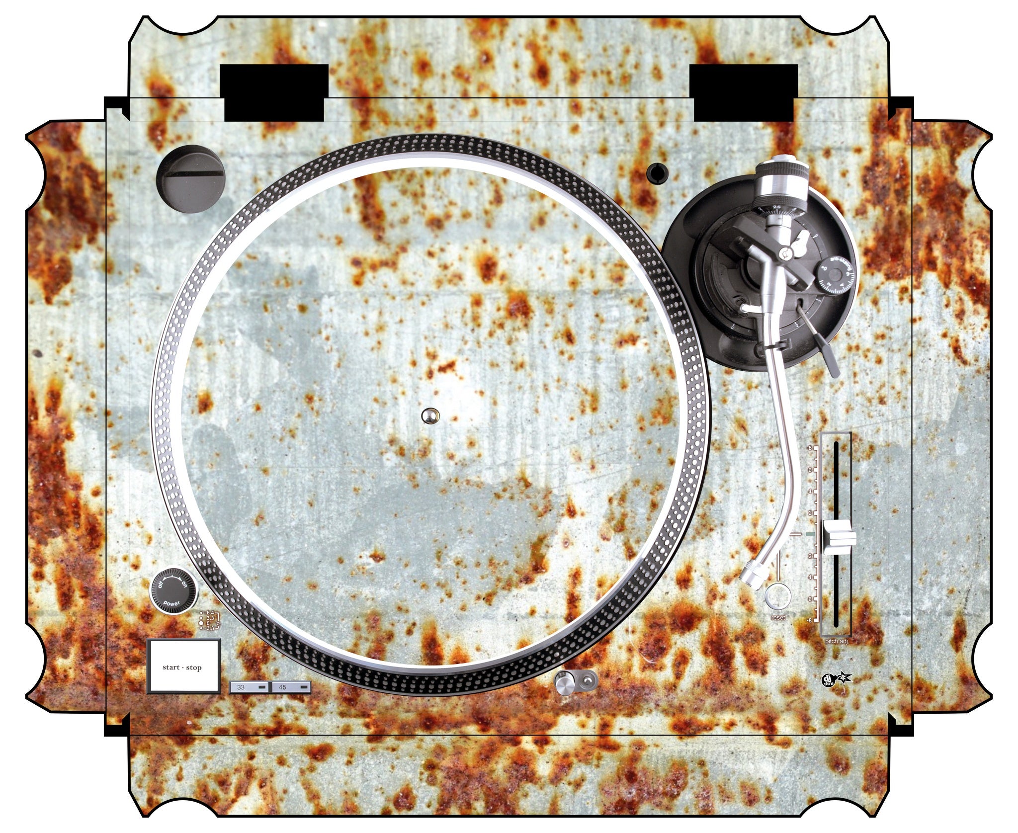 Technics 1200 / 1210 MK5 Skin In-Rust-Rial