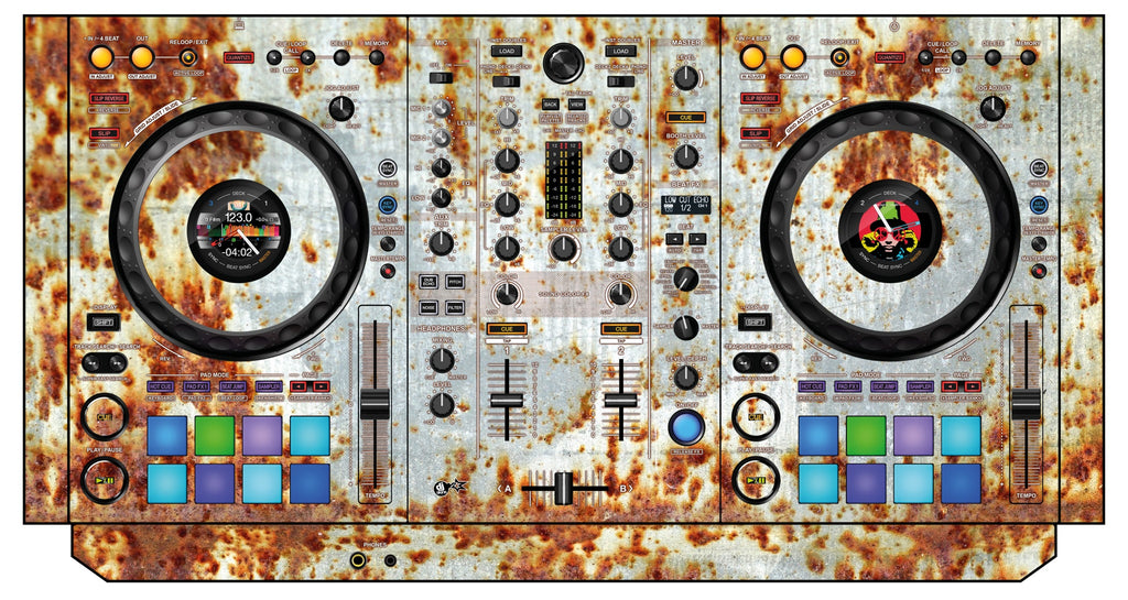Pioneer DJ DDJ 800 Skin In-Rust-Rial
