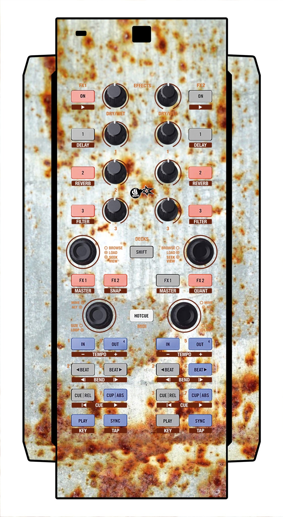 Native Instruments X1 Skin In-Rust-Rial