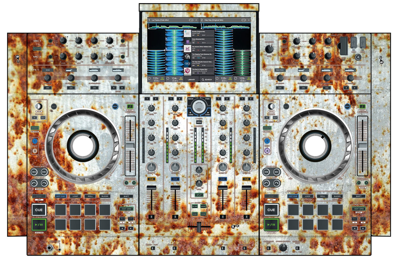 Denon DJ PRIME 4 Skin In-Rust-Rial