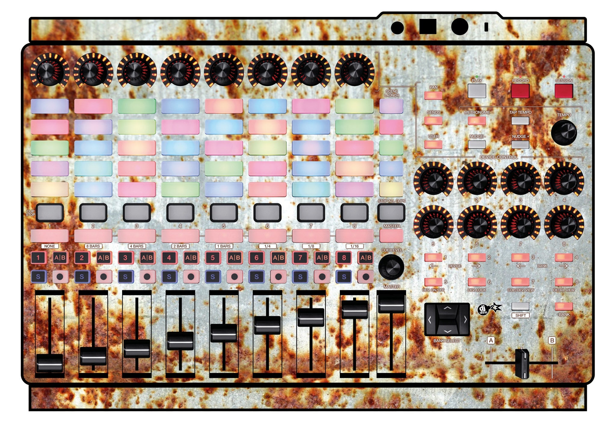 Akai Pro APC 40 MK2 Skin In-Rust-Rial