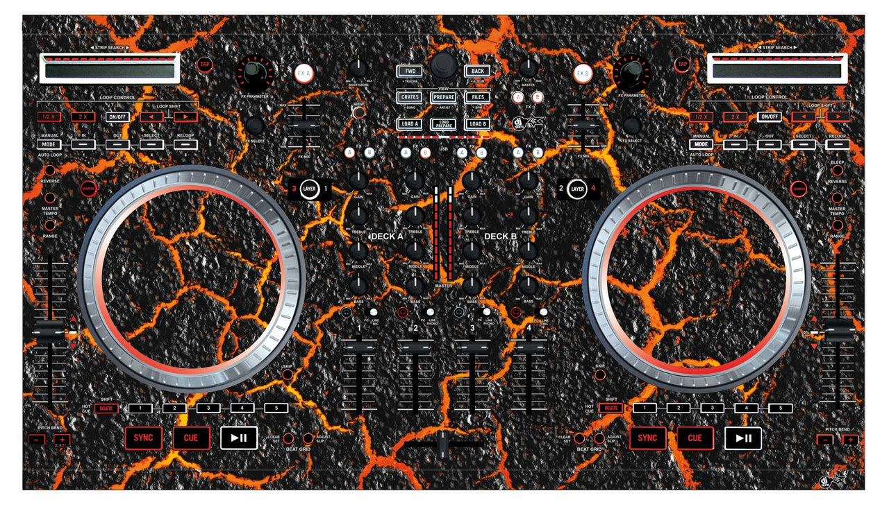 Numark NS 6 Skin Lava
