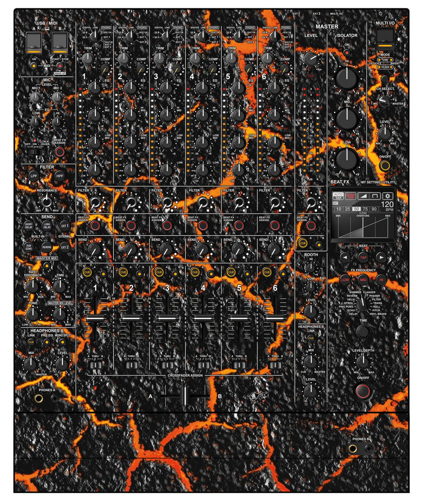 Pioneer DJ DJM V10 Skin Lava