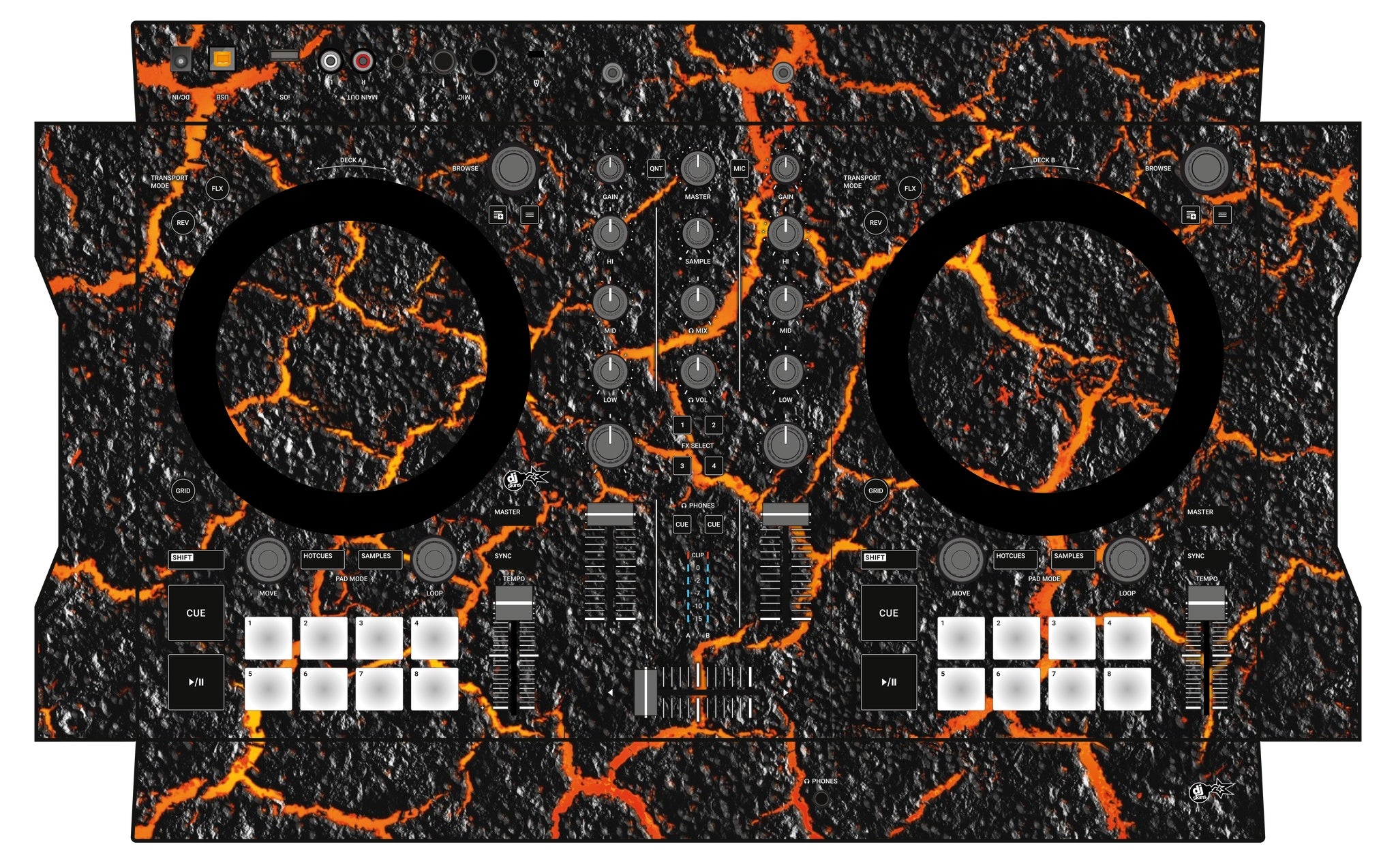 Native Instruments S2 MK3 Skin Lava