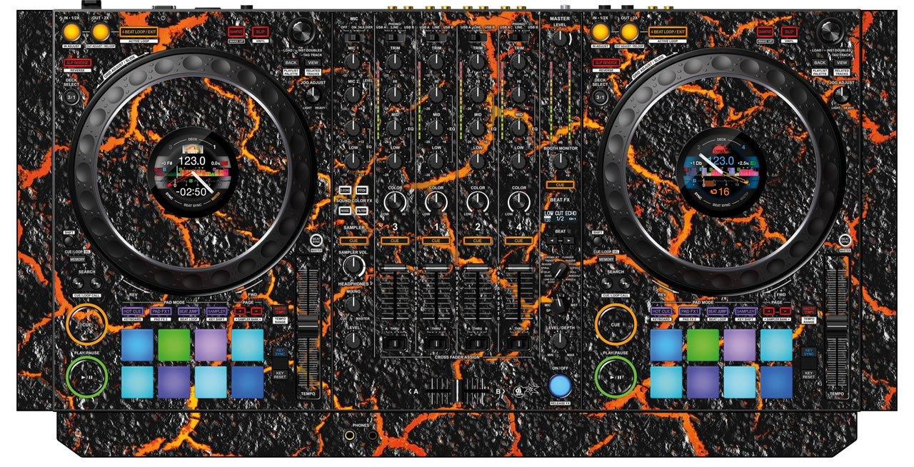 Pioneer DJ DDJ 1000 Skin Lava