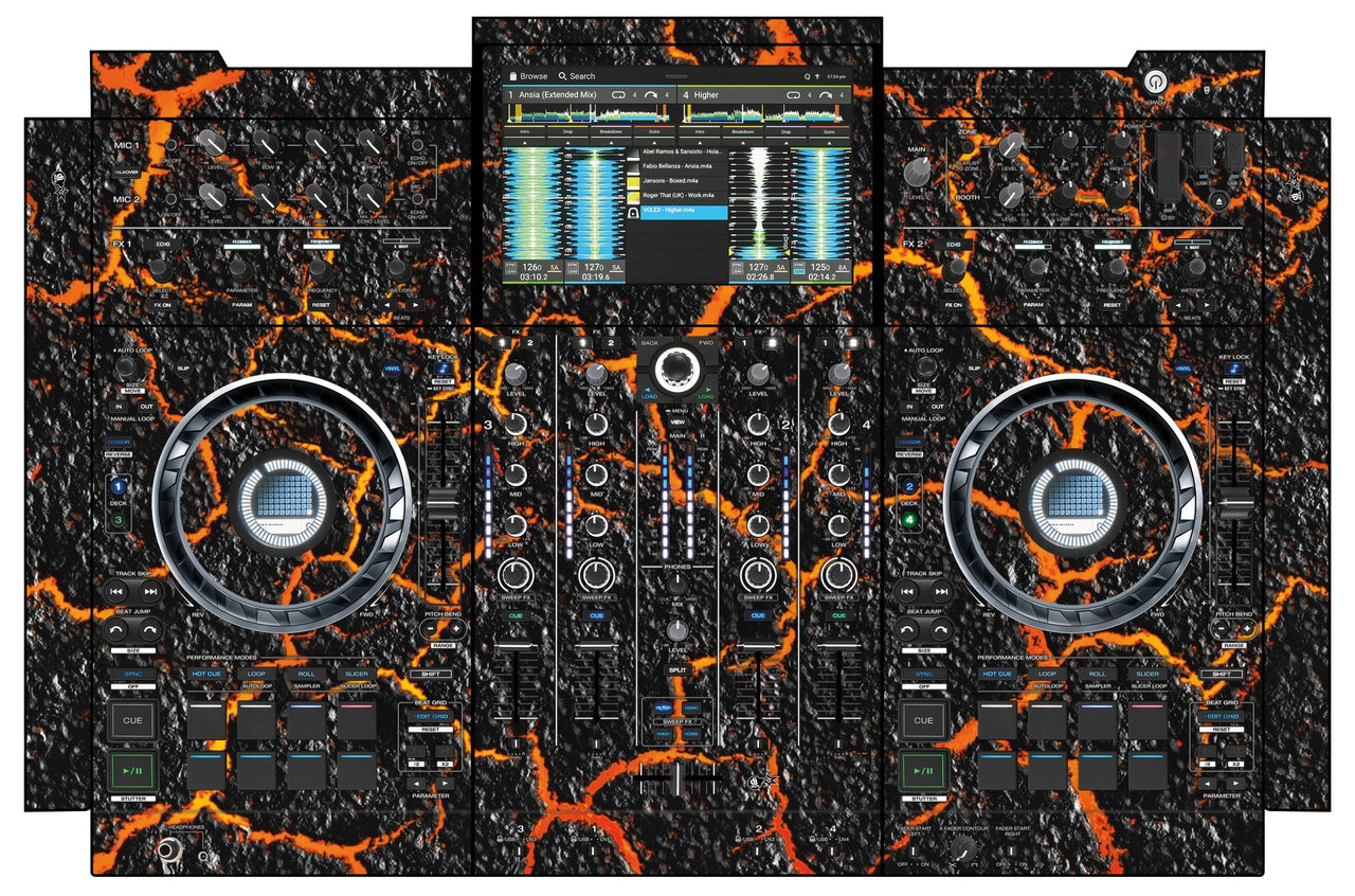 Denon DJ PRIME 4+ Skin Lava